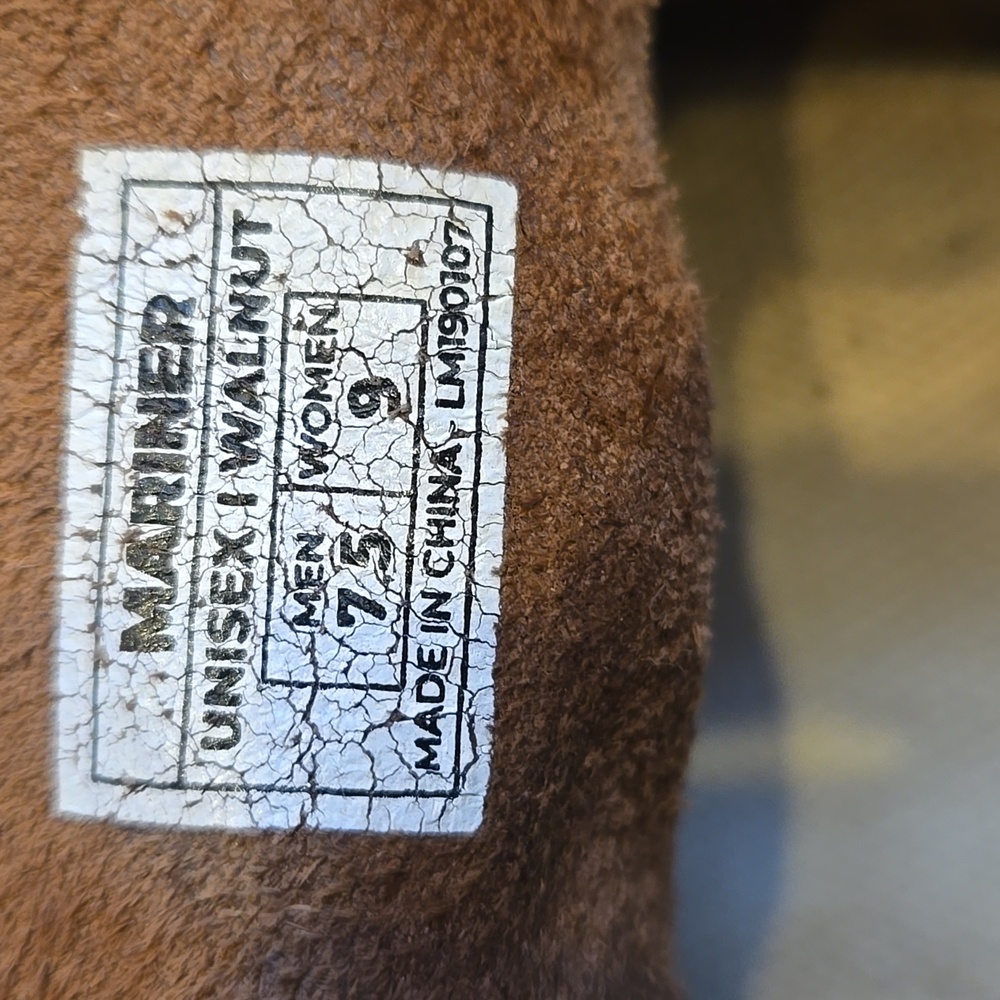 Lems Mariner Size 7.5 Mens Size 9 Womens In Walnut 100% Leather - Picture 10 of 10